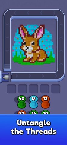 Yarn Roll: Unravel Knit Sort iPhone screenshot