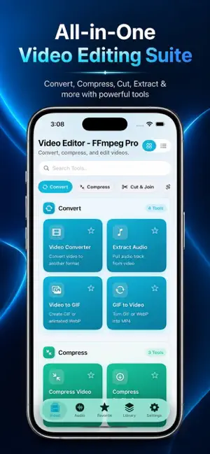 Video Editor - FFmpeg Pro screenshot 1
