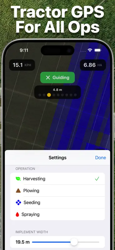 FieldMate: Tractor GPS Guide screenshot 5 of 5