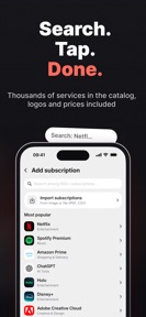 Snipp: Subscription Manager screenshot