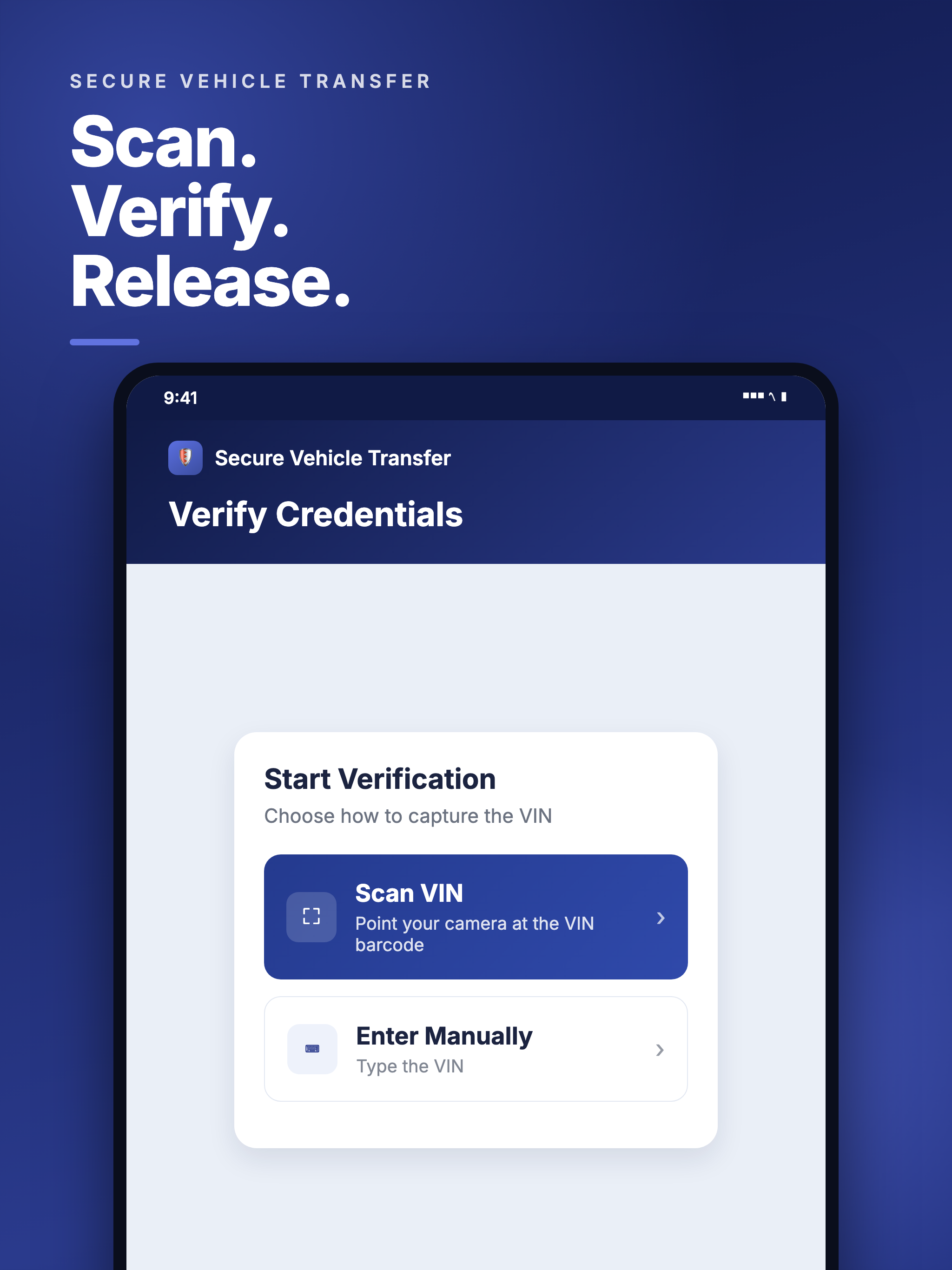 Secure Vehicle Transfer screenshot 4