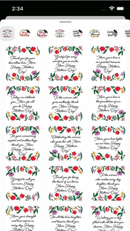 Gratitude Greetings to Mom