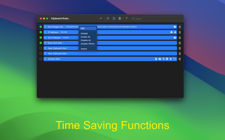 #3. Clipboard Rules (macOS) 由: Ebey Tech LLC