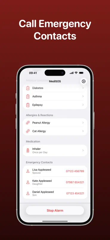 MediSOS - Medical Alert Siren screenshot 5 of 7