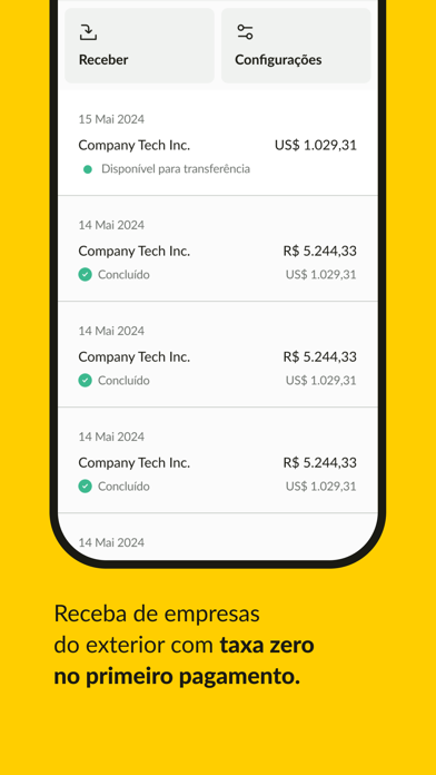 Nomad: Conta digital em dólar Screenshot