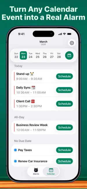 Alarmate: Date Alarm Clock screenshot 3