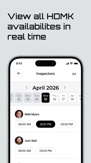 HDMK Scheduling screenshot 3