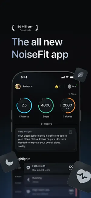 NoiseFit: Health & Fitness iPhone screenshot 1