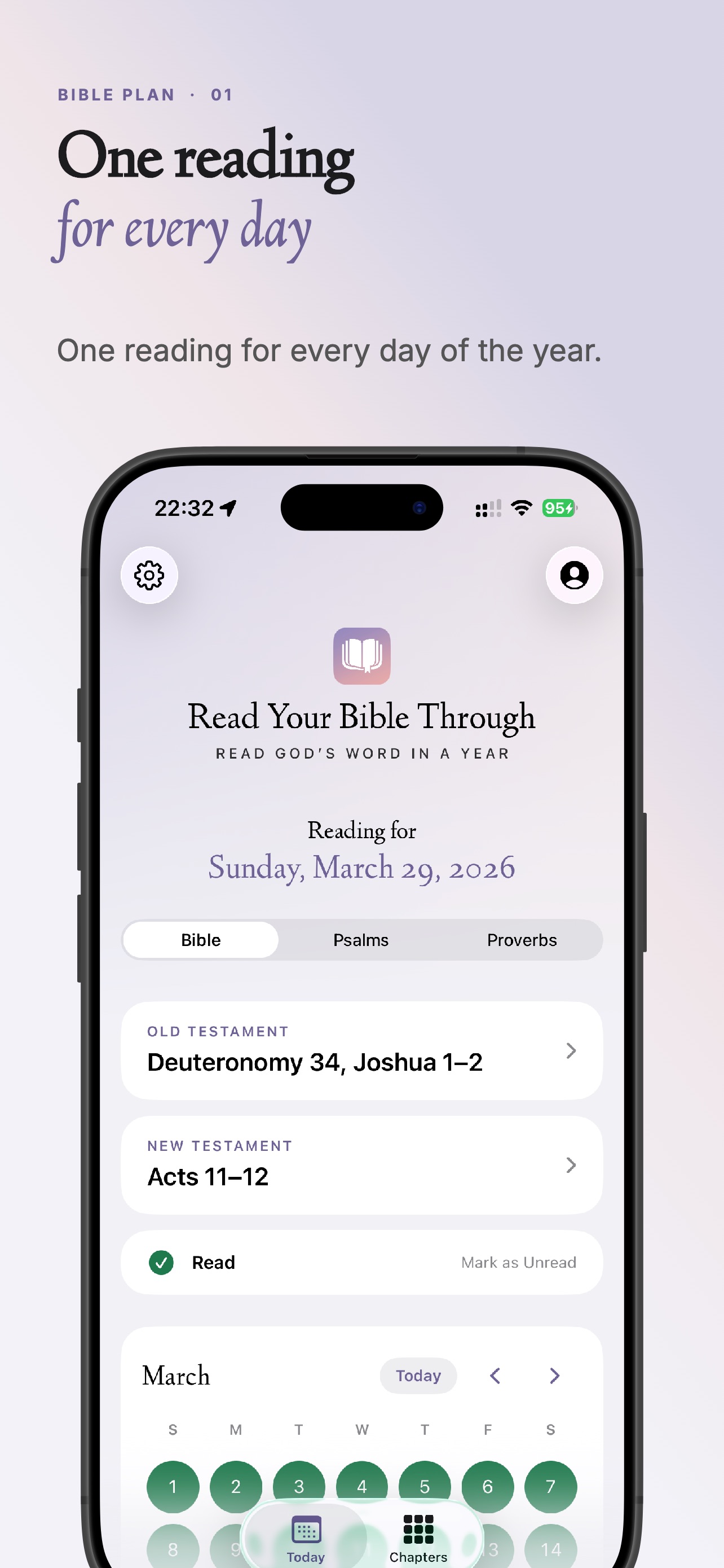 Screenshot 1 of Read Your Bible Through