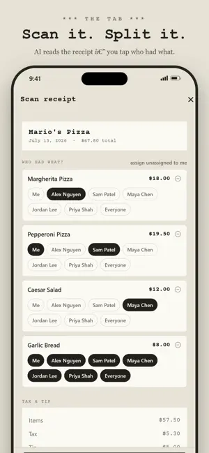 The Tab — Split Bills & Settle screenshot 2