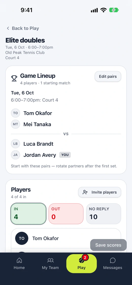 Dabo Tennis screenshot 3