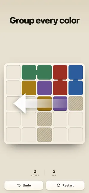 Driftile: Slide Color Puzzle screenshot 1