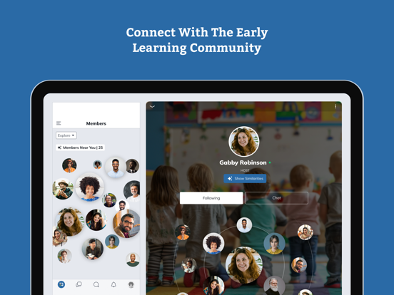 Early Learning Exchange iPad screenshot 1 - Social Networking app