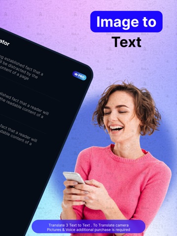 AI Translator : Speak & Learn iPad screenshot