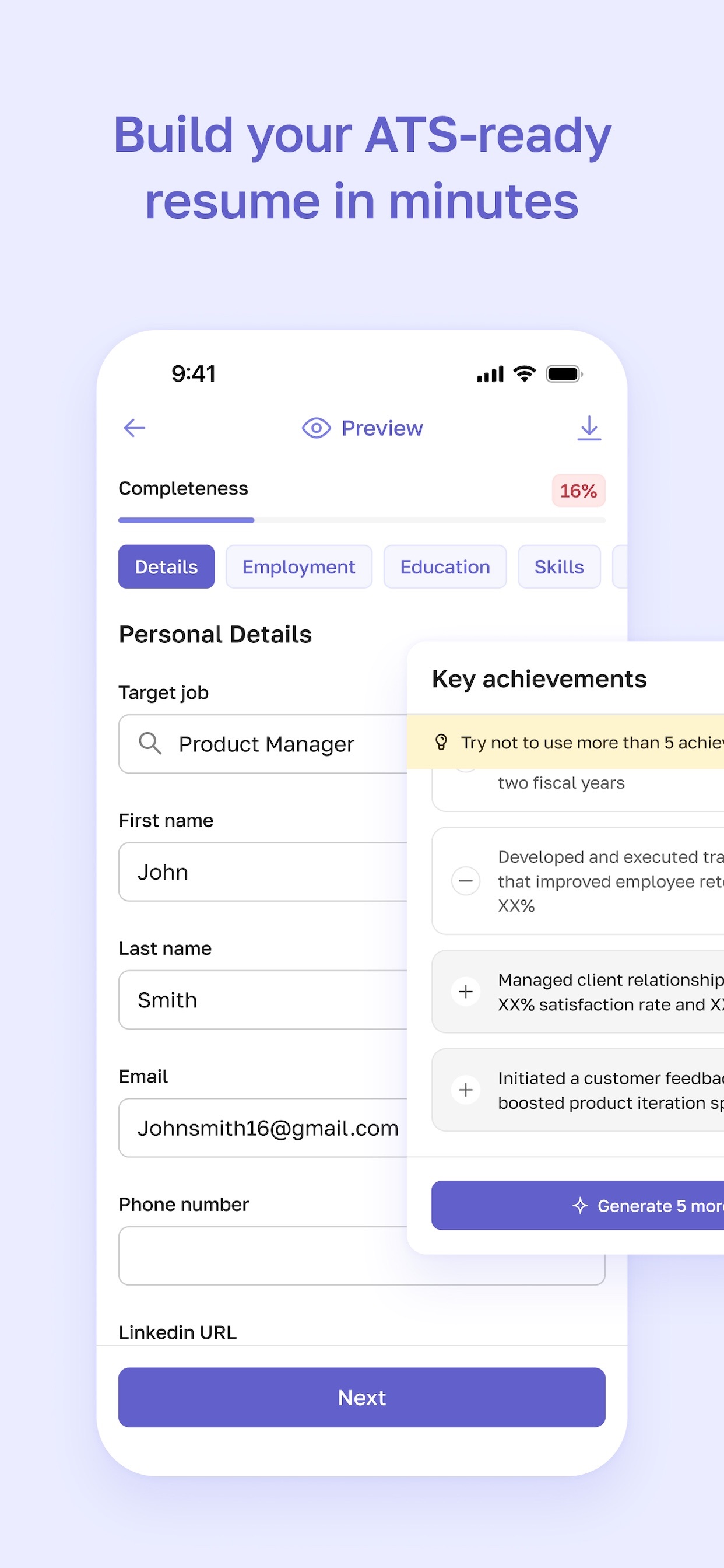 Screenshot 6 of Job Search by Global Work AI