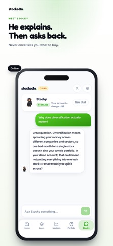 Stockedin iPhone screenshot