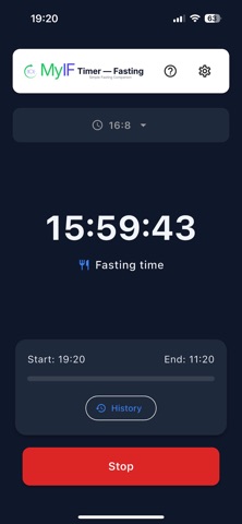 MyIF Timer - Fasting screenshot