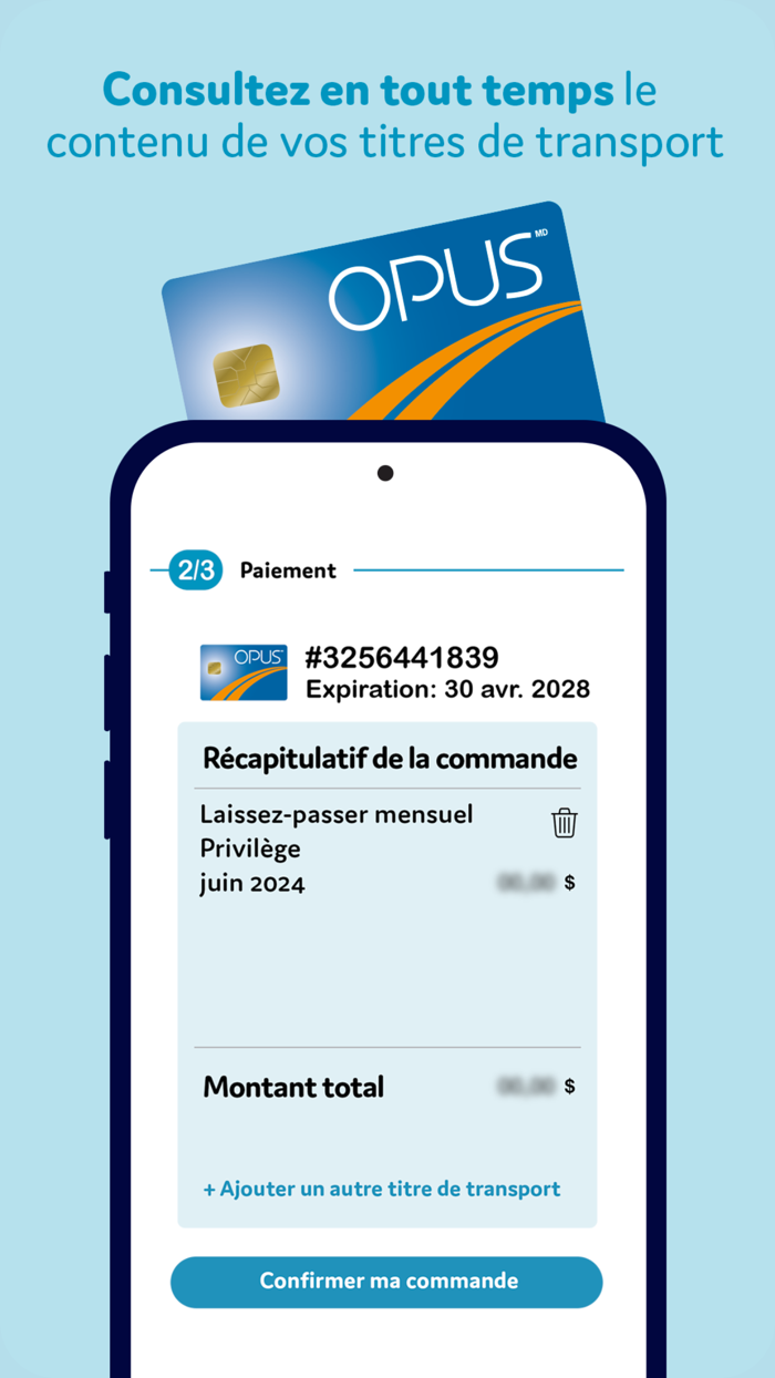 STLévis - Recharge OPUS