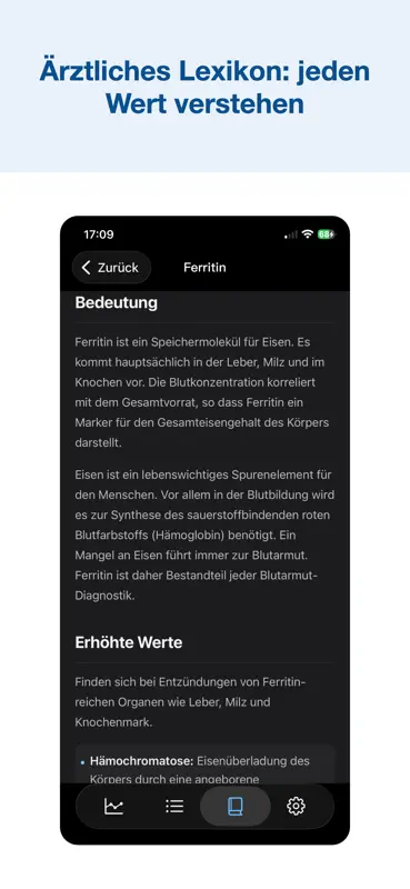 Blutwerte: Laborwerte App screenshot 4 of 9