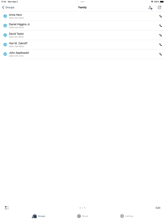 Screenshot #5 pour Group SMS+