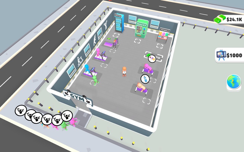 Idle Gym- Fitness Club Screenshot