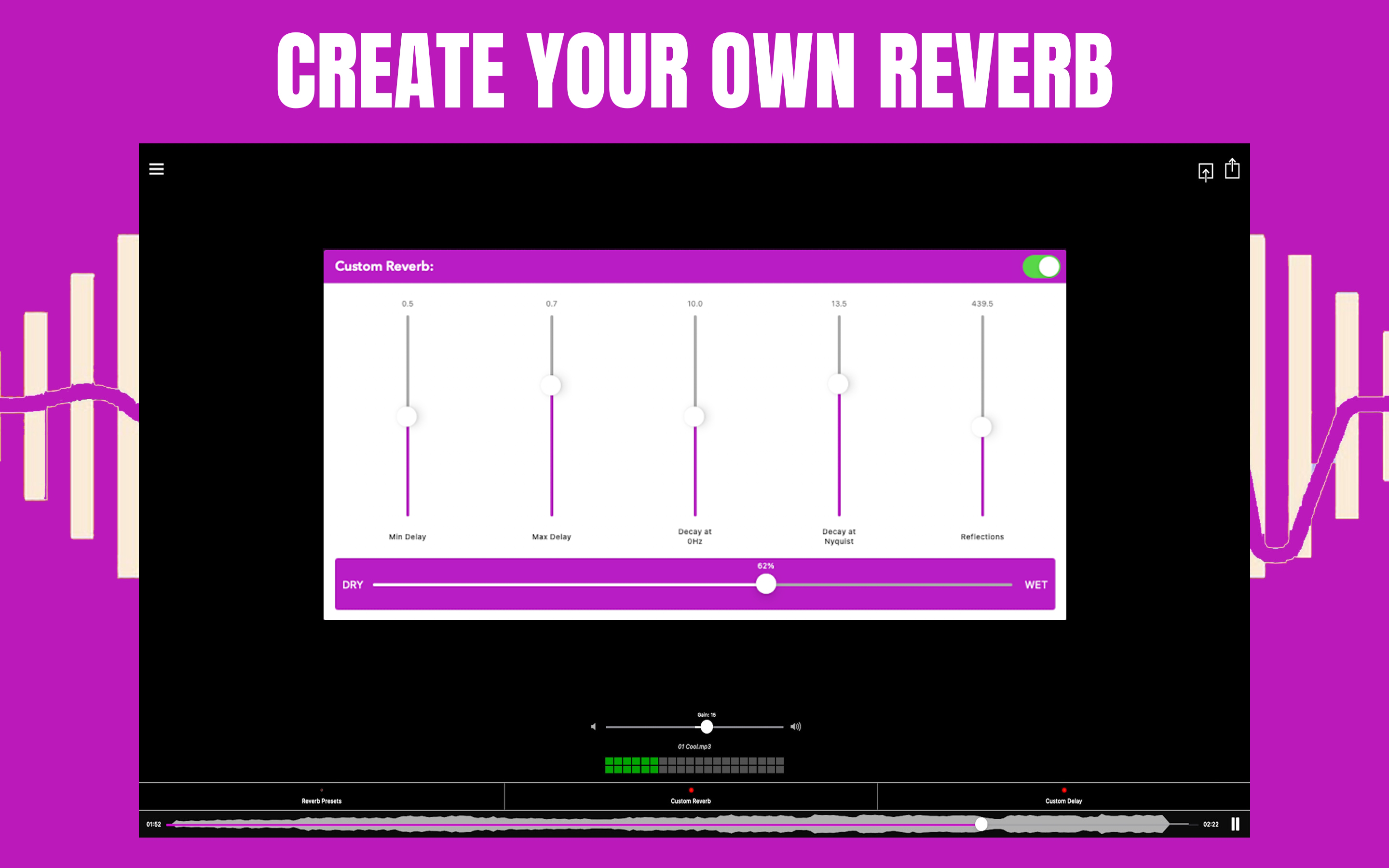 Audio Reverb & Delay AudioVerb