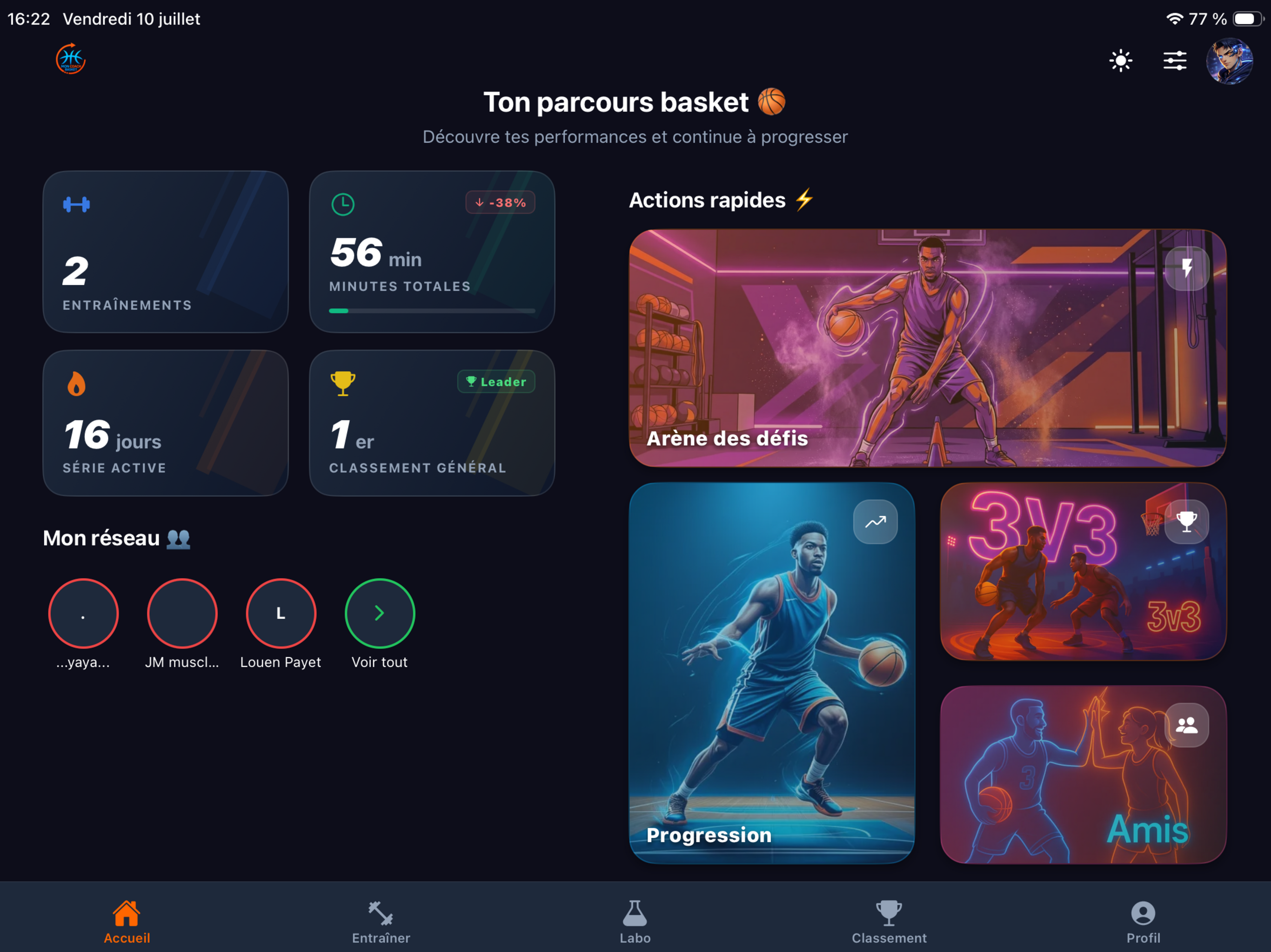 Mon Coach Basket screenshot 12