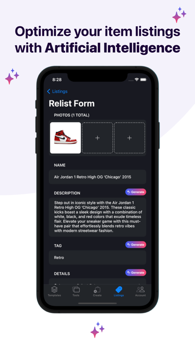 Lista: AI Crosslisting & Tools Screenshot