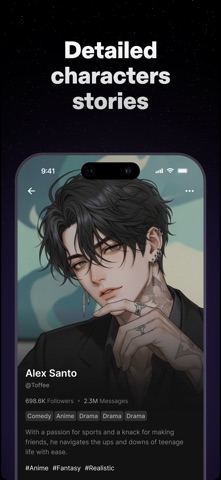 Toffee: Live AI Characters Screenshot 5 of 6
