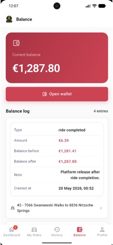 TaxxiloDriver iPhone screenshot