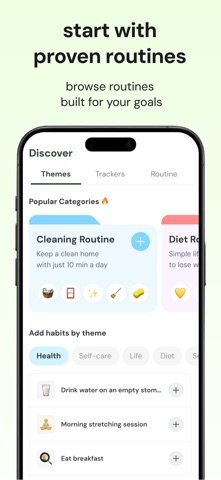 MyRoutine: Organize your day iPhone screenshot