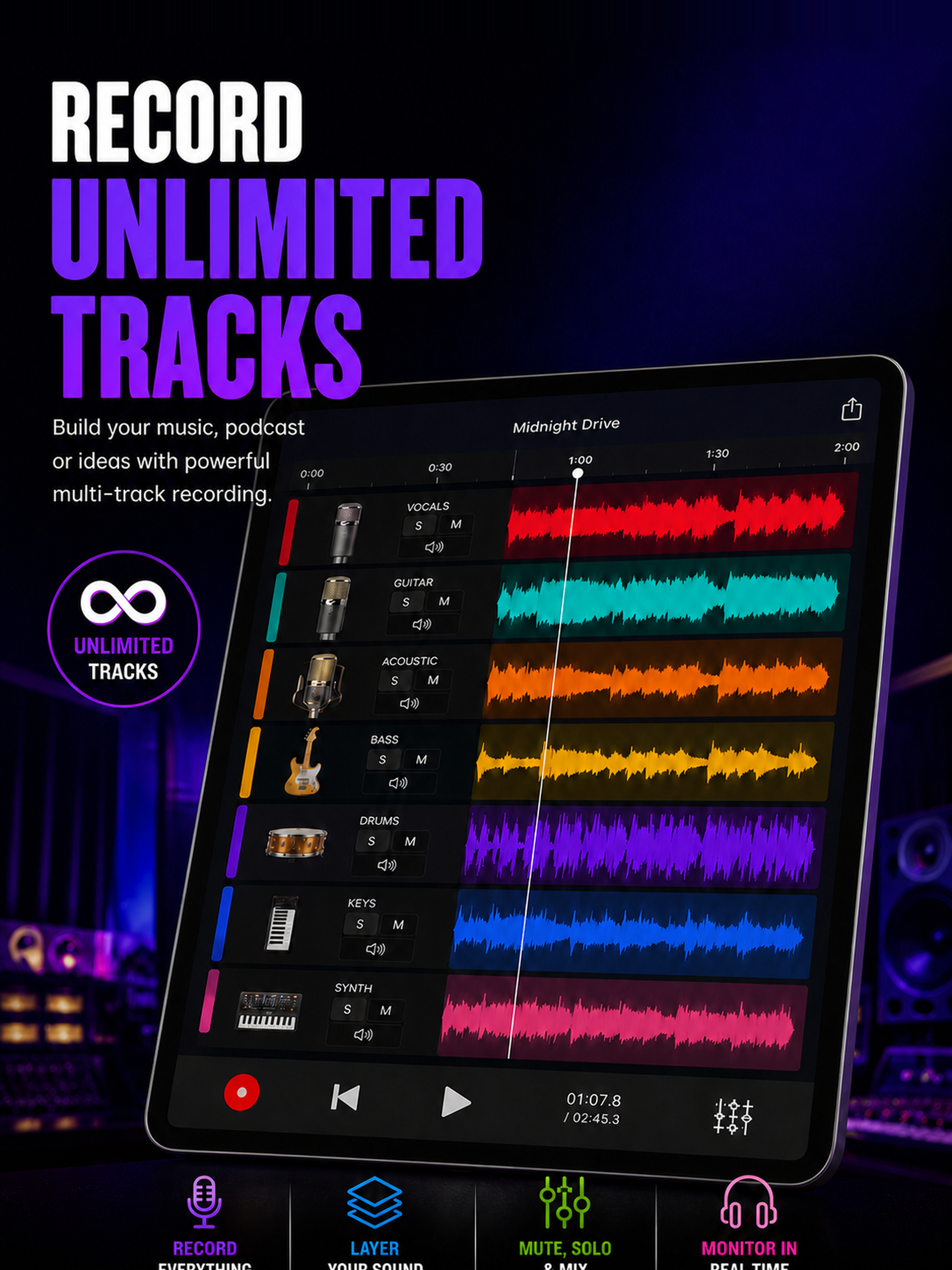 MicSwap MultiTrack: Mic Studio screenshot 8