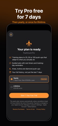 PushCount: Push Up Counter Screenshot 8 of 8