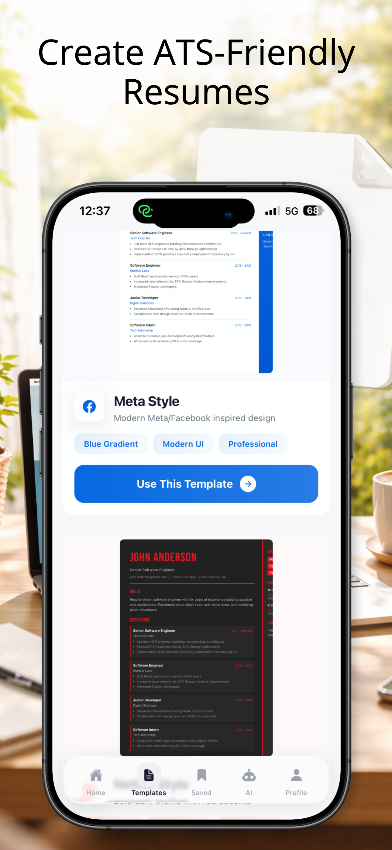 AI Resume: Builder & Writer screenshot 3
