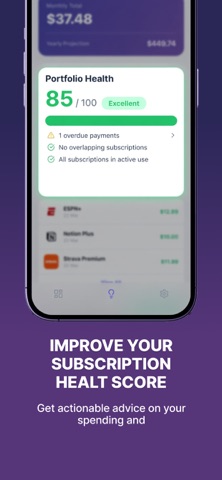 Substract: Track Subscriptions Screenshot 4 of 8