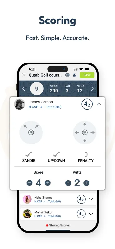 4moles Golf TeeTimes & Scoring screenshot 4 of 8