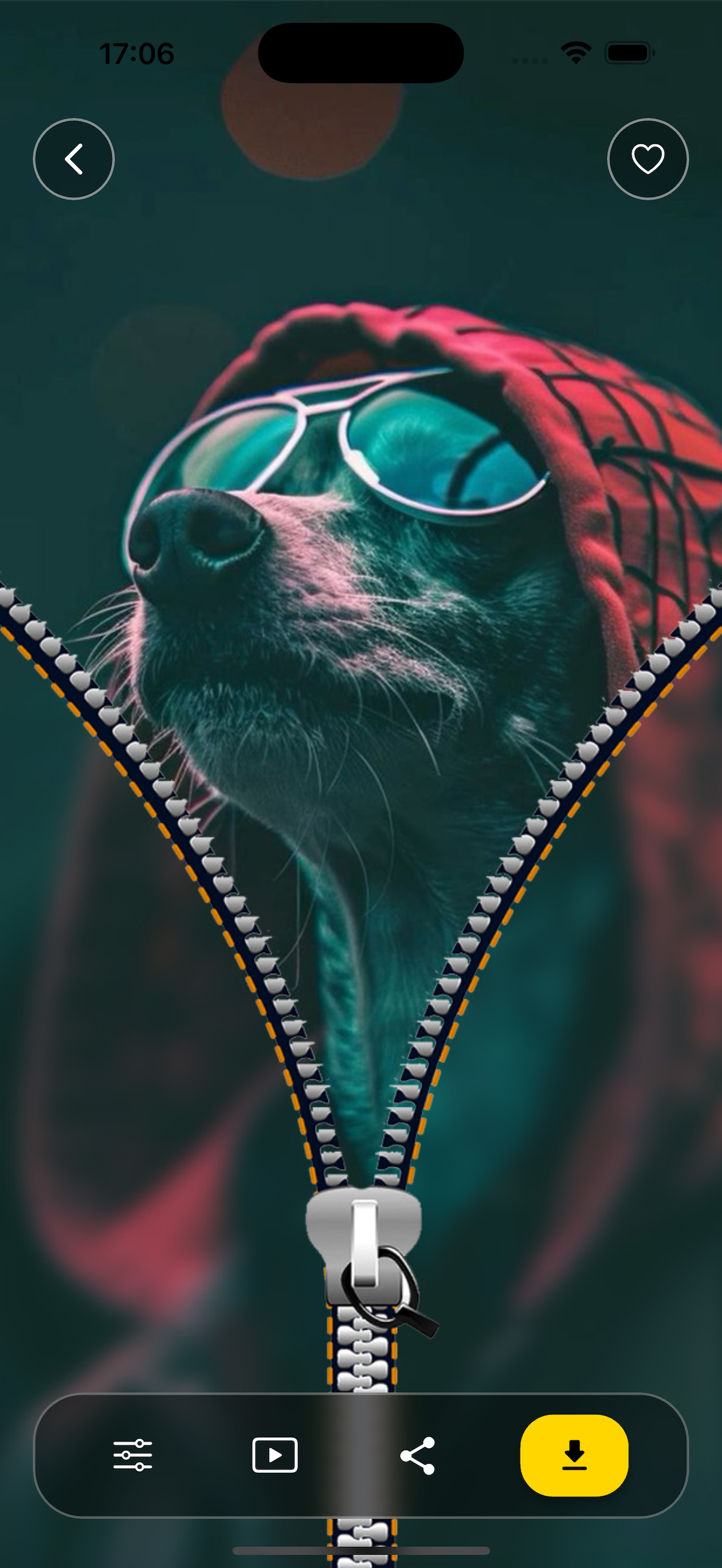 Zipper Lock Screen UHD+