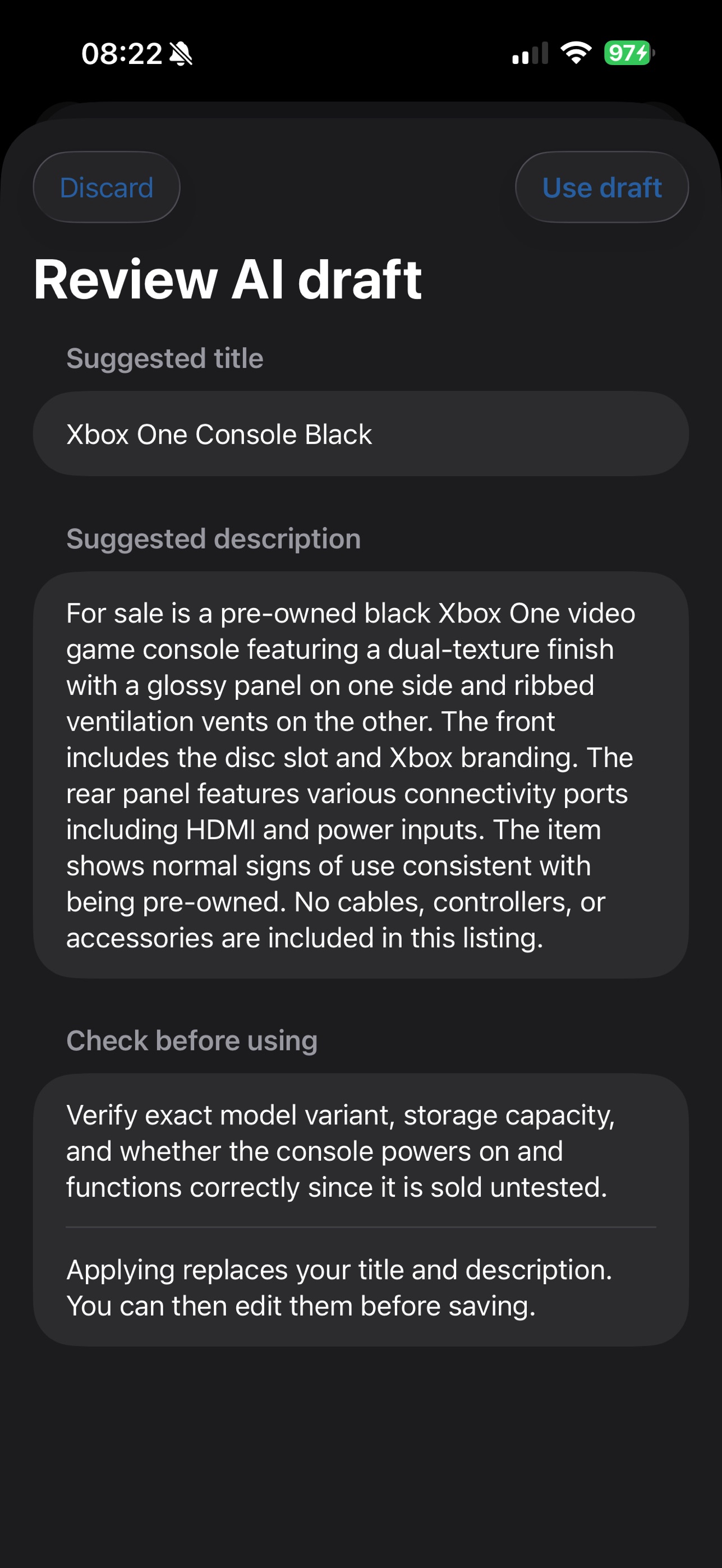 Screenshot 3 of Listing Studio by Eddie