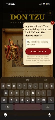 Don Tzu screenshot