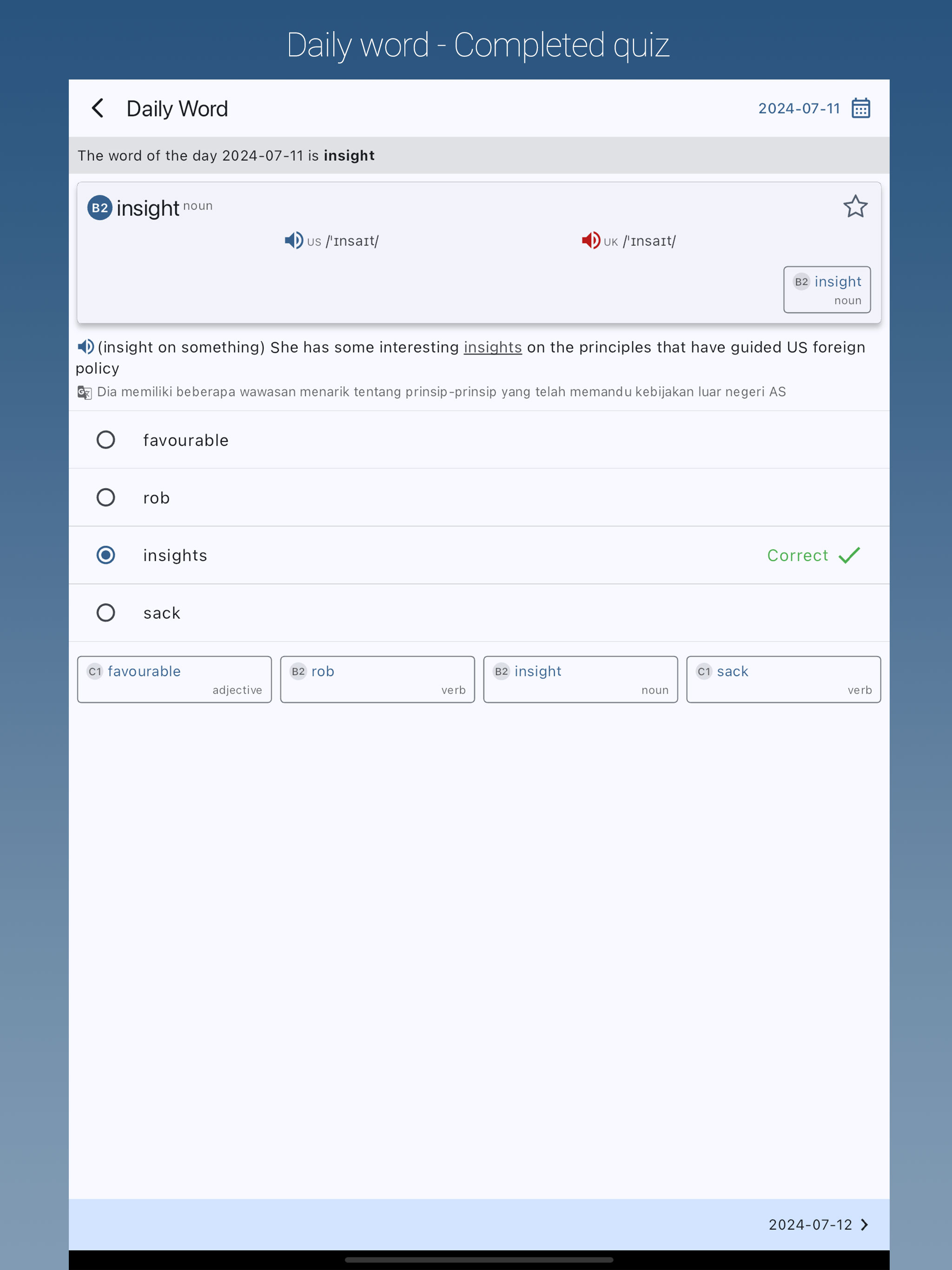 Kamus Bahasa Inggris-Indonesia screenshot 20