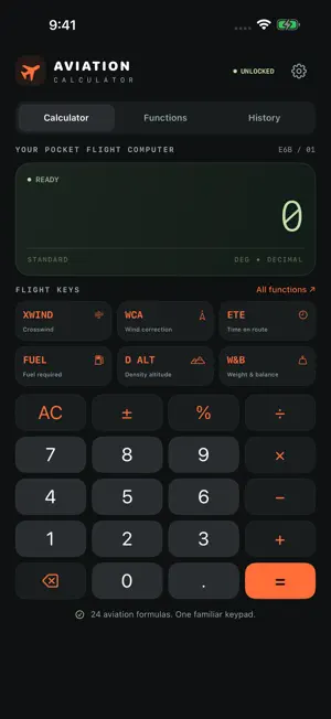 Aviation Calculator screenshot 1