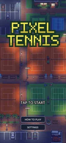 PixelTennis iPhone screenshot