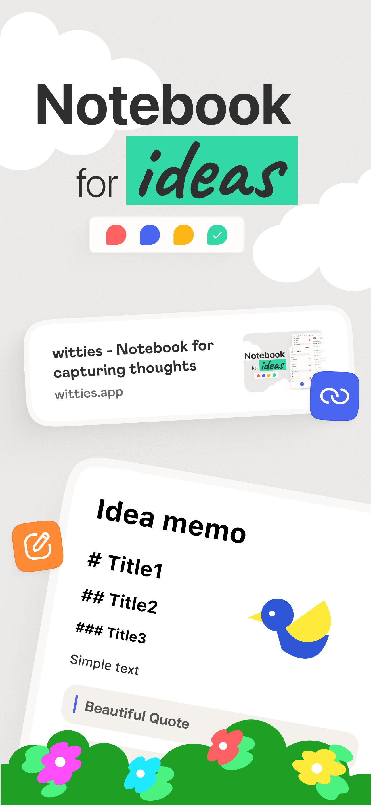 witties | Notebook for idea