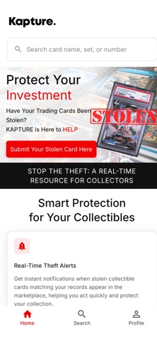 Kapture TCG iPhone screenshot