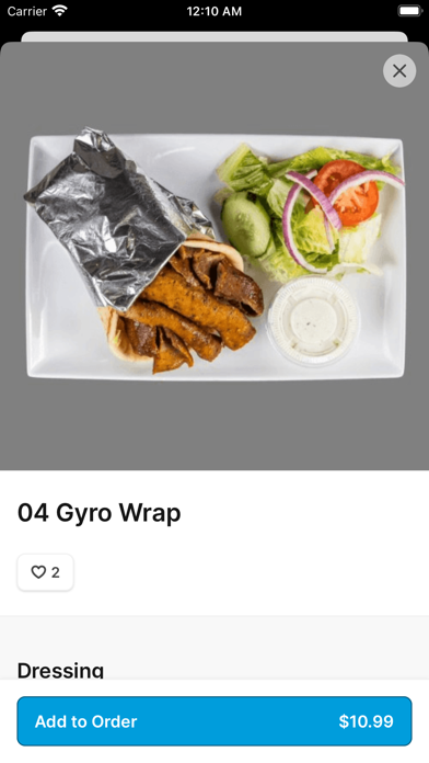 ZK Grill iPhone screenshot 4 - Food & Drink app