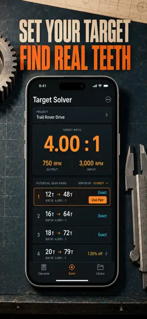 Gear Ratio Calculator & RPM screenshot 3