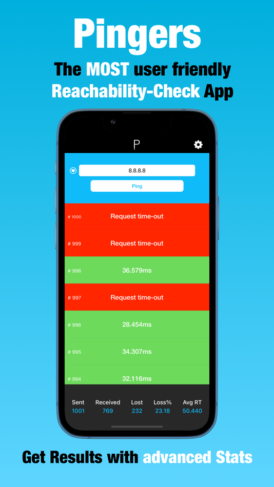 #1. Pingers - Network Tools (iOS) 게시자: Ahmed Nabeeh
