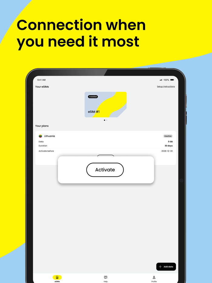 Saily انترنت eSIM للسفر