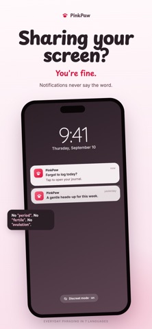 PinkPaw: Period Tracker screenshot 5