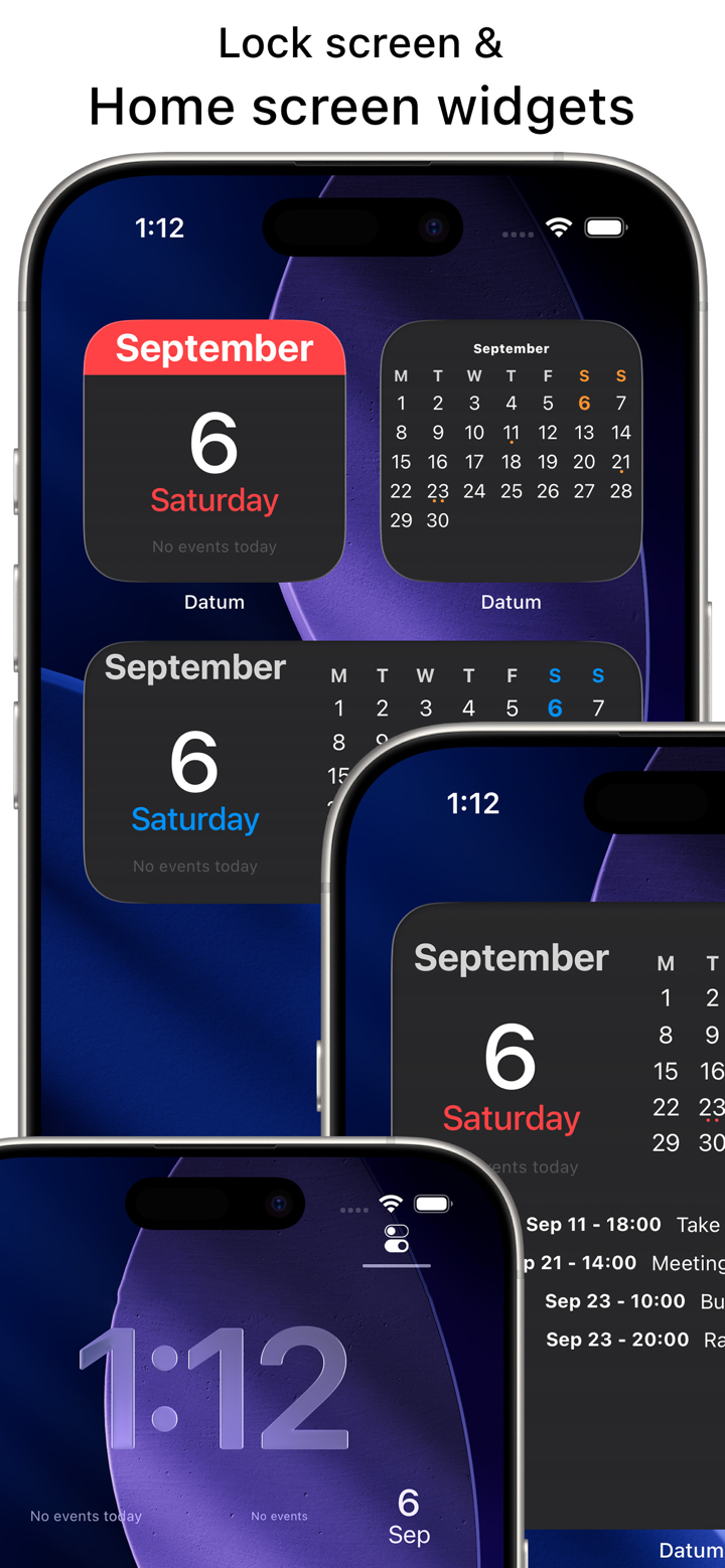 Datum - Calendar screenshot 2